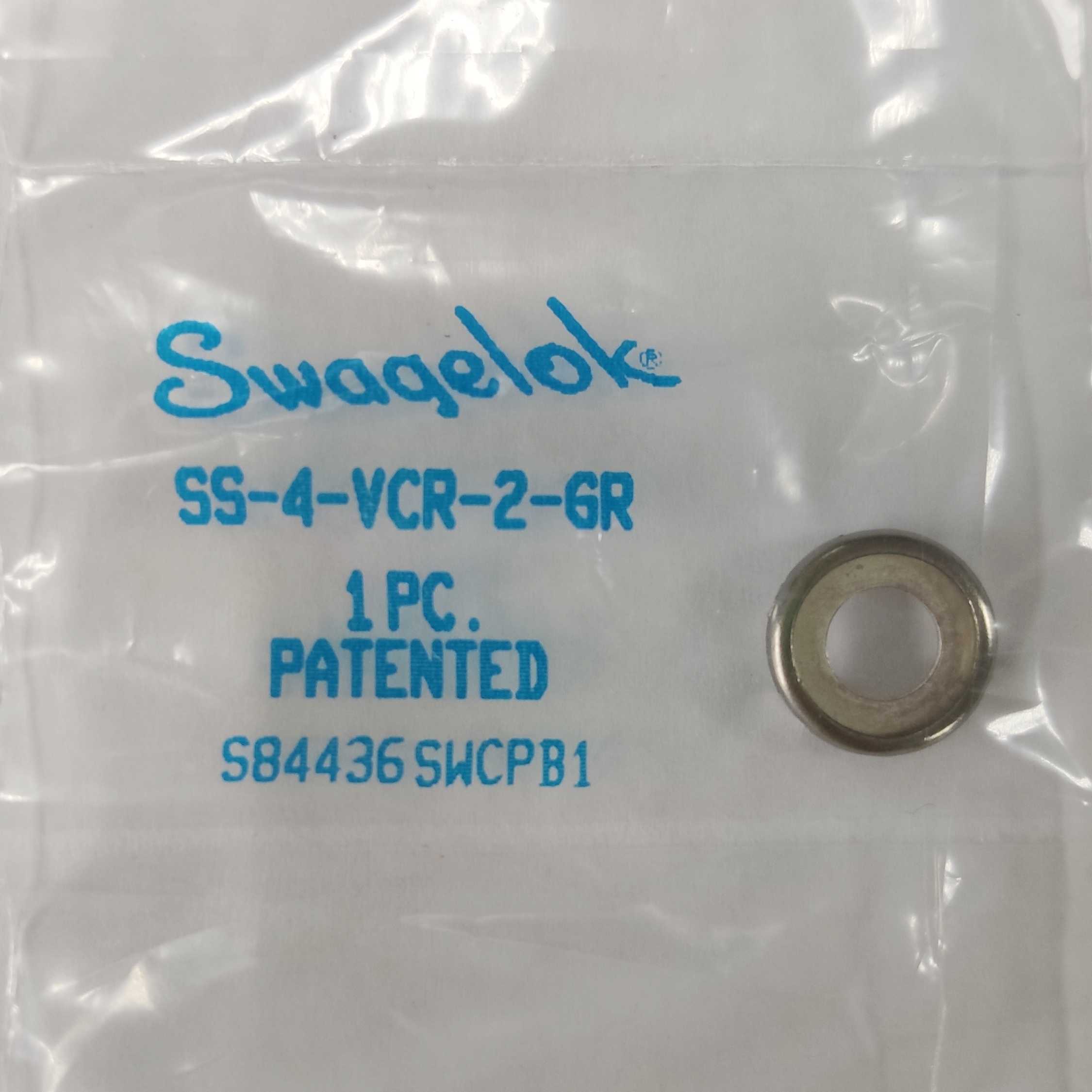 SS-4-VCR-2-GR 美国SWAGELOK垫片Gasket 